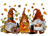 DTF Screen Print Image - Turkey Gnomes